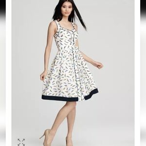 Milly Dress In Parakeet Print Jessica Market Size 2